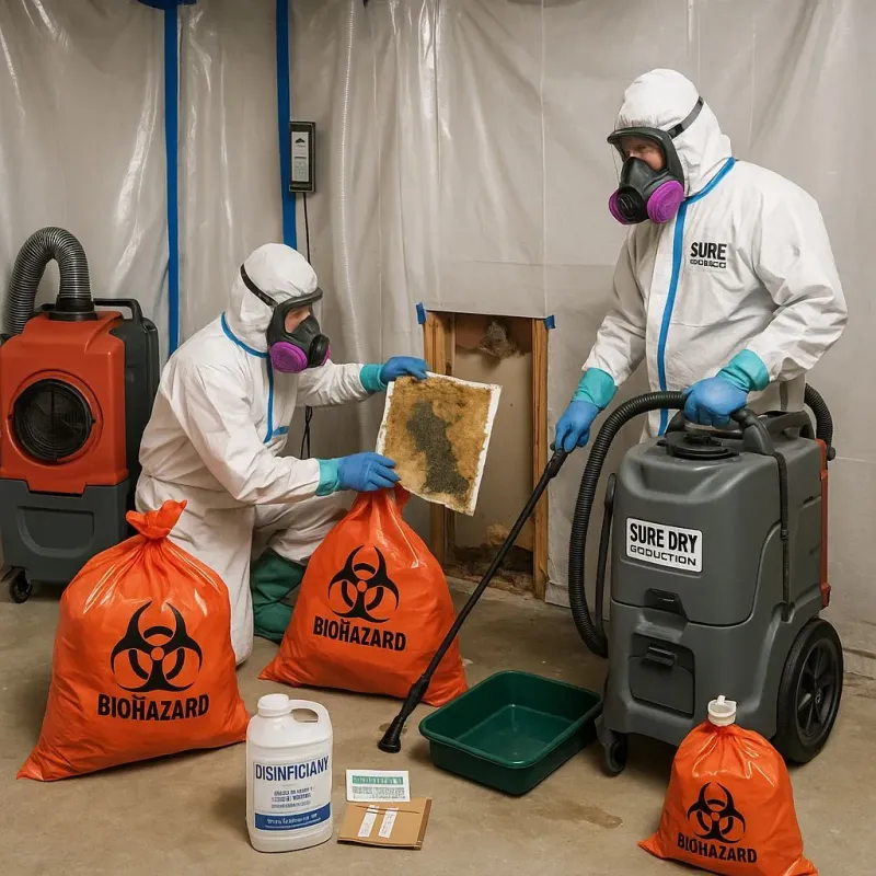 Contaminated Water Handling Protocols process in South Duxbury, MA