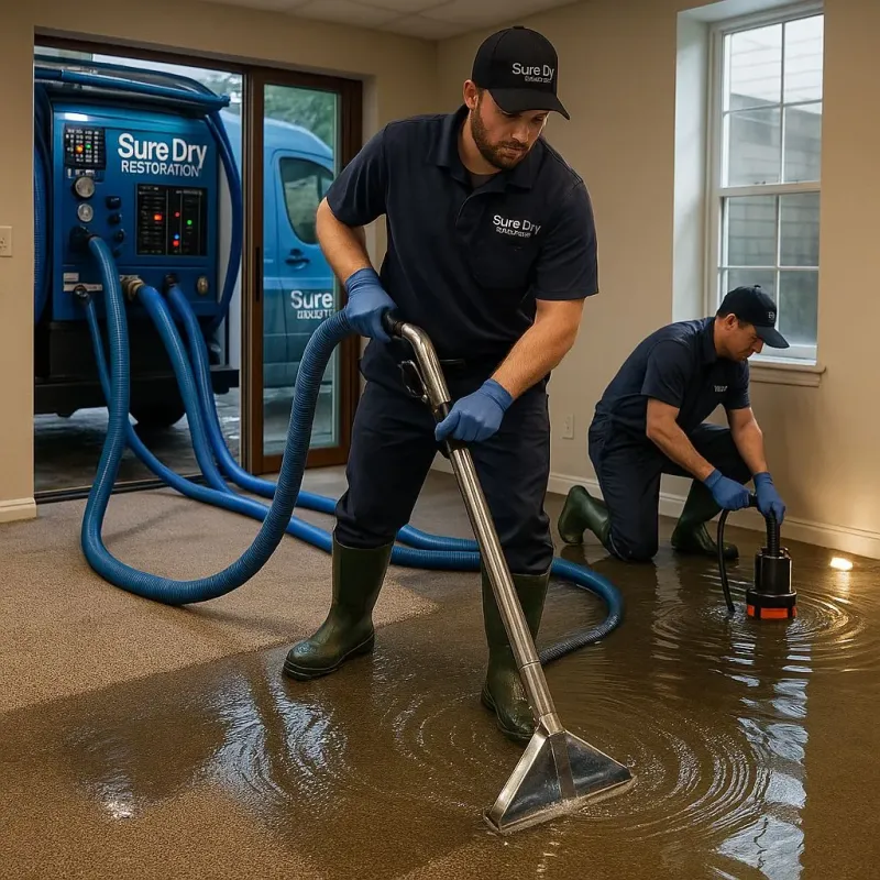 Water Extraction and Removal process in South Duxbury, MA